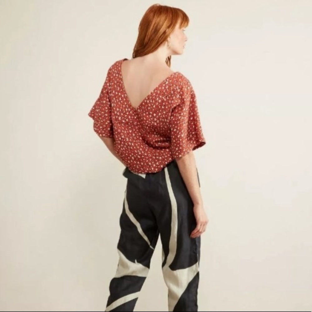 ✨Host Pick✨ NWT Anthropologie The Odells Alice Reversible Top